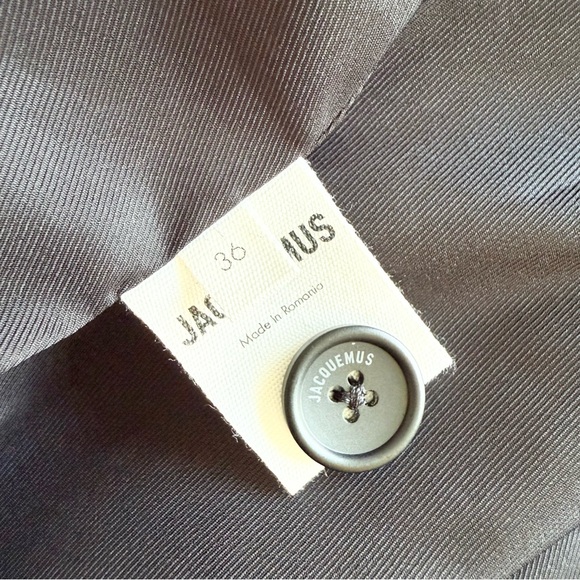 JACQUEMUS La Robe Bari Blazer Dress Black Sz 36FR 4US NWT - Picture 11 of 14